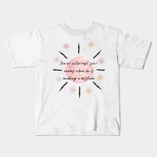 Napoleon bonaparte quote Kids T-Shirt